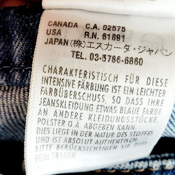 Escada Womens Flare Jean Size 36 Mid Rise Medium Wash 90s - Picture 5 of 11